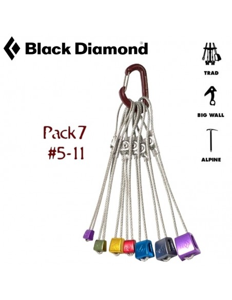 Jeu de 7 Fisureros Diamant noir