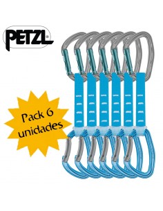 Pack 6 dégaines Petzl Djinn Axess 12 cm