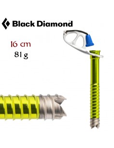 Vis à glace ultra légère Diamant noir 16cm