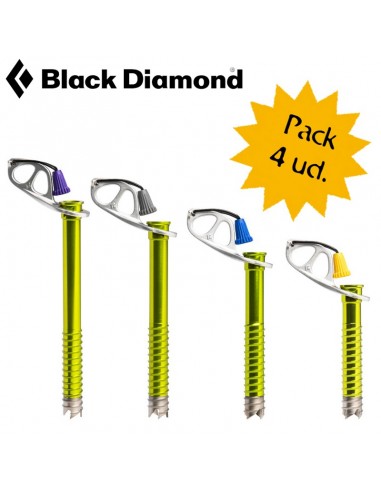 Pack 4 tornillos hielo ultralight -...