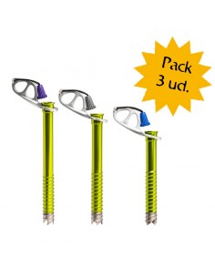 Pack 3 tornillos hielo ultralight - Black Diamond 2