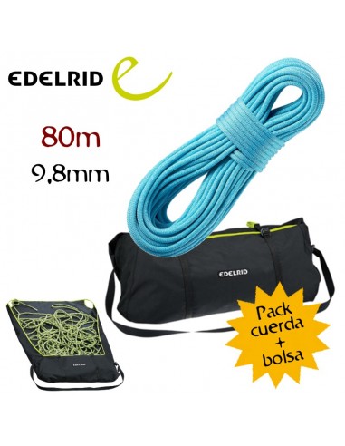 Pack cuerda BOA 9,8 mm (80m) + bolsa...