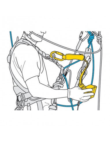 ASAP LOCK - Anticaidas deslizante con funcion bloqueo - Petzl