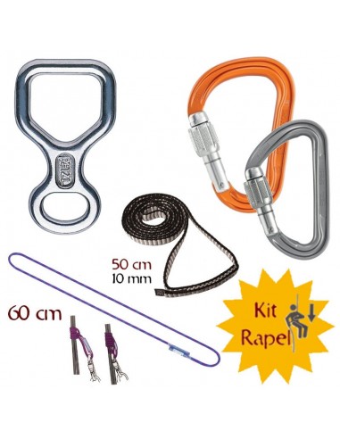 Kit rapel completo con Huit de Petzl