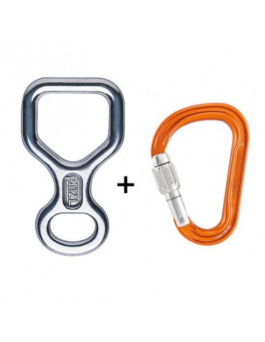 Pack huit de Petzl + mosqueton attache