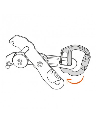 Freino Z - Mosqueton con gancho de frenado - Petzl