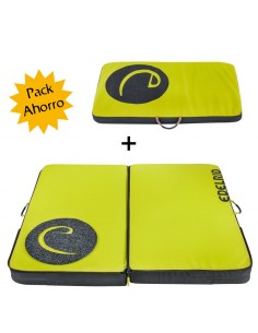 Mantle III + Sit Start II - Pack crash pad y colchoneta auxililar - Edelrid 2
