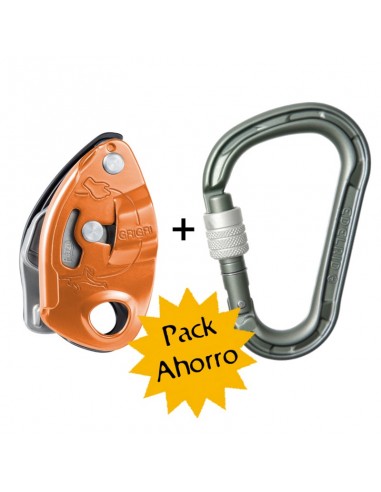 Pack Grigri + HMS Magnum Screw - Edelrid/Petzl