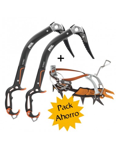 2 Nomic + Lynx - Pack escalada en hielo - Petzl-