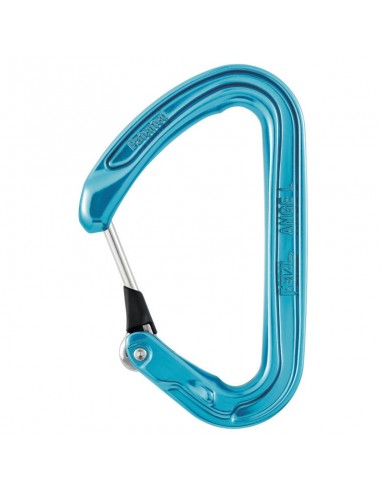 Ange L Blue - Mosquetón ligero con gatillo MonoFil Keylock - Petzl-