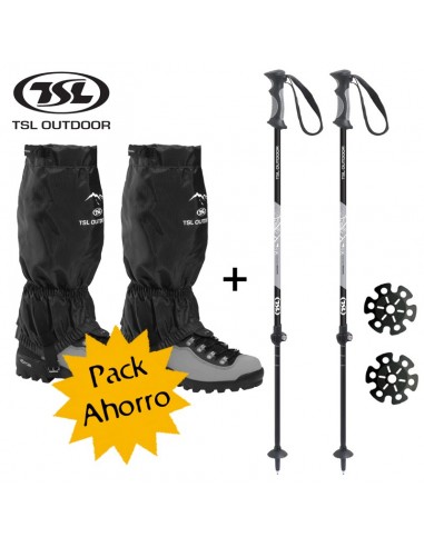 Pack Bastones y polainas Hiking - TSL