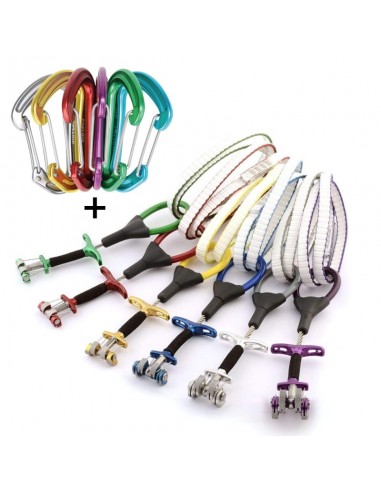 Pack 6 Dragonfly de DMM + mosquetones Edelrid-