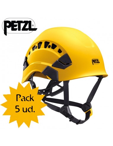 Pack 5 Cascos Vertex Vent Amarillo -...