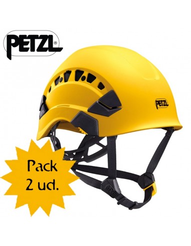 Pack 2 Cascos Vertex Vent Amarillo -...