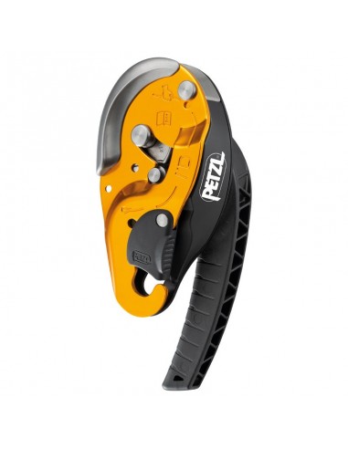 ID\'S de Petzl - Descensor autofrenante con funcion antipánico