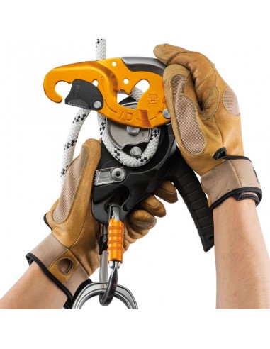 ID\'S de Petzl - Descensor autofrenante con funcion antipánico
