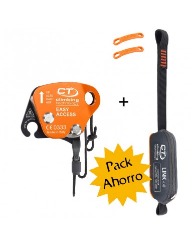 Pack Easy Access + Link 40 - dispositivo anticaidas con absorvedor - Climbing Technology
