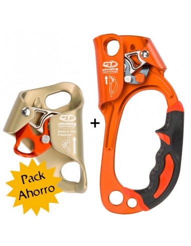 Pack 2 bloqueadores - Quick up + Chest ascender HC - Climbing Technology