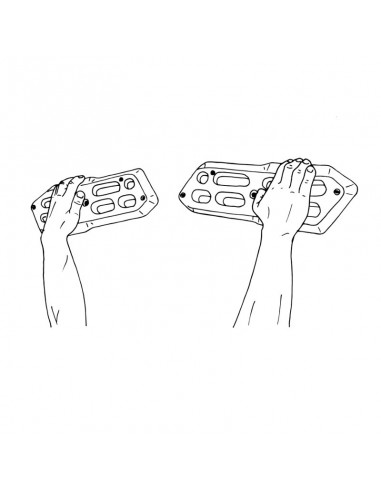 Spinchboard 2 pièces Rouge - Max Climbing