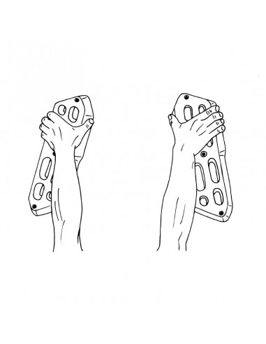 Spinchboard 2 pièces Rouge - Max Climbing