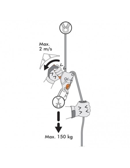 Sparrow - Descensor autofrenante - Climbing Technology