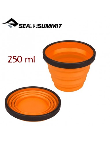 X-Cup Naranja - Vase pliant - Mer au...