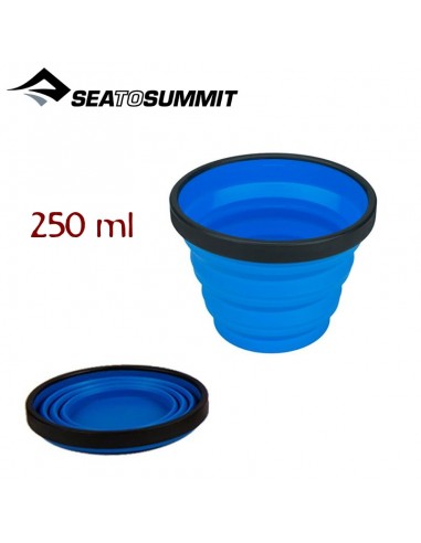 X-Cup Blue - Vase pliant - Mer au sommet