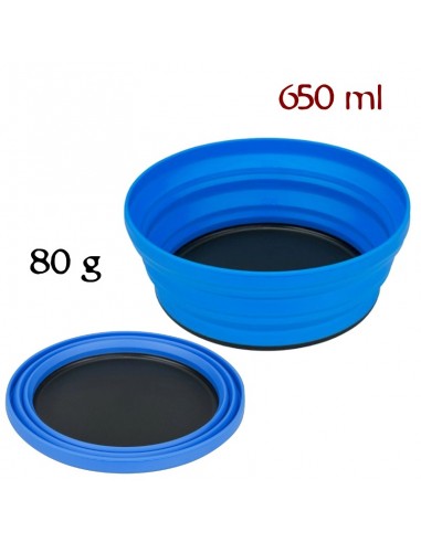 Bleu X-bowl de la mer au sommet