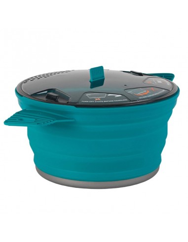 Olla pliant de la mer au sommet