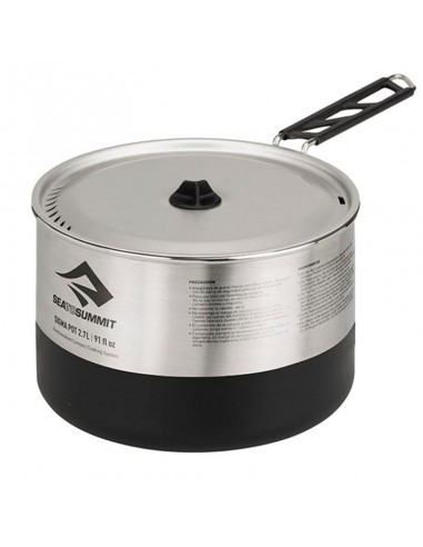 Vue mer au sommet en acier inoxydable