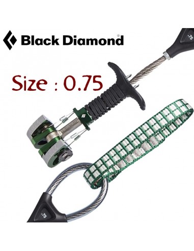 Camalot Z4 vert 0,75 - Diamant noir