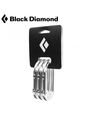 Pack 3 Oval Keylock - Diamant noir