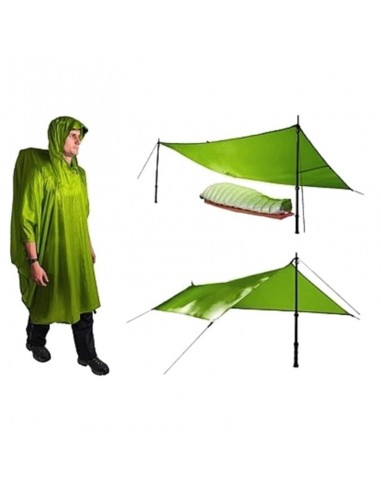 Toldo et Nylon Poncho de Se au sommet