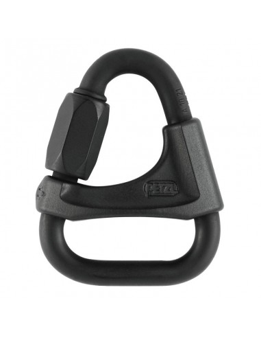 Maillon delta 8mm antivolteo Negro - Petzl