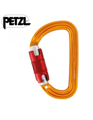 Pack 2 Sm\'D Twist Lock - Mosquetón twist lock compacto y ligero en D - Petzl