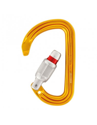 Sm\'D Screw Lock - Mosquetón con rosca compacto y ligero en D - Petzl