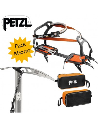 Pack Crampon Irvis + Piolet Glacier +...