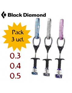 Pack 3 Camalots Z4 Medium sizes - Black diamond