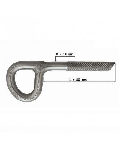 Pack 5 Tensores Superstar 10x80mm Inoxidable - Raumer