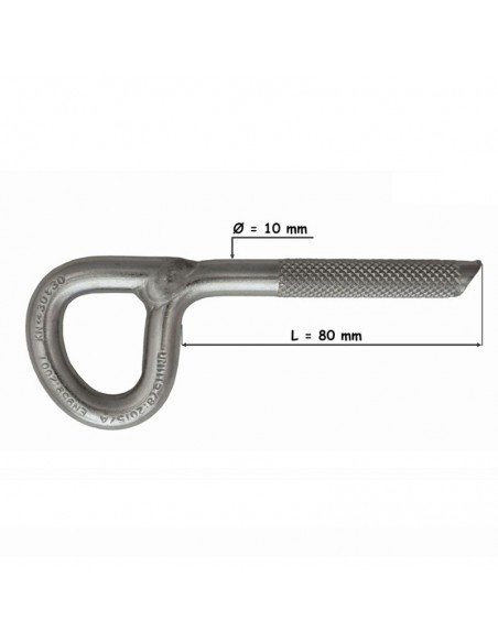 Pack 5 Tensores Superstar 10x80mm Inoxidable - Raumer