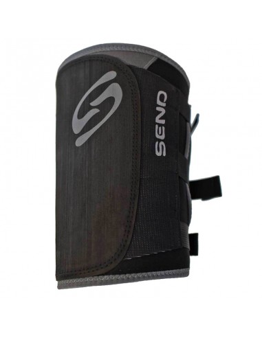 rodillera / mulera boucle grande mince (noir) - envoyer