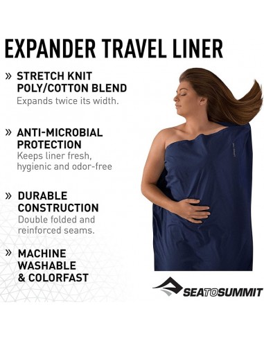 étendre la doublure standard - sac de draps de coton - être au sommet