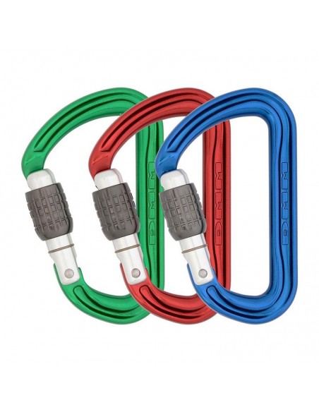 Pack 3 Shadow screwgate (3 colores) - Mosquetones rosca - DMM