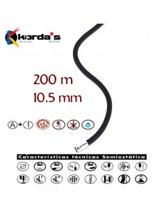 LLUISA 10,5mm Noir (Bobina...