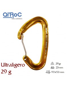 Wifi Amarillo - Mosquetón ultraligero gatillo alambre - Qi\'Roc