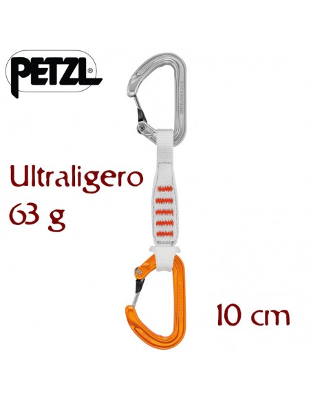 Ange Finesse 10cm (S-S) - Cinta express ultraligera para alpinismo - Petzl