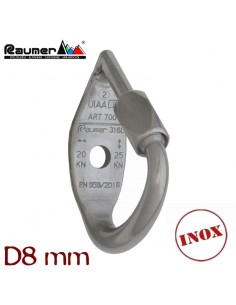 Mini top en inox - Anclaje...