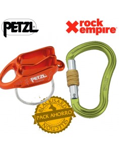 Reverso de Petzl + HMS...