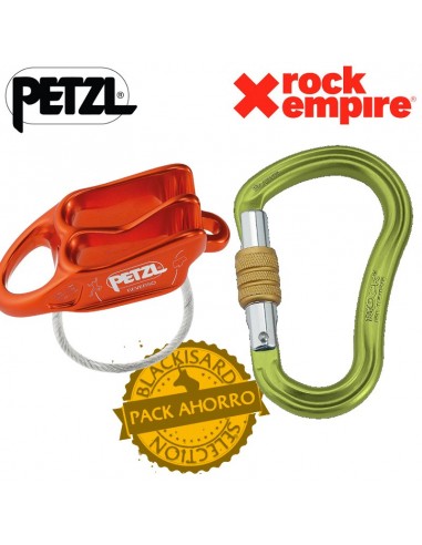 Reverso de Petzl + HMS Magnum Rosca...