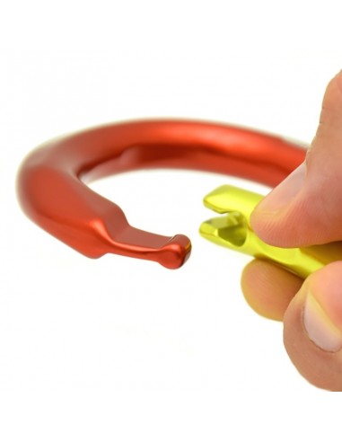 Paddle bent gate (Red/Yellow) - Mosquetón gran apertura - Kong